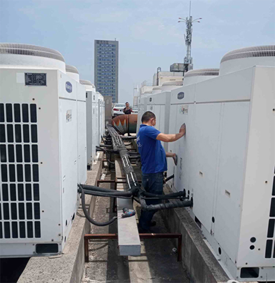 靖远中央空调制热和不制冷系统维修方法